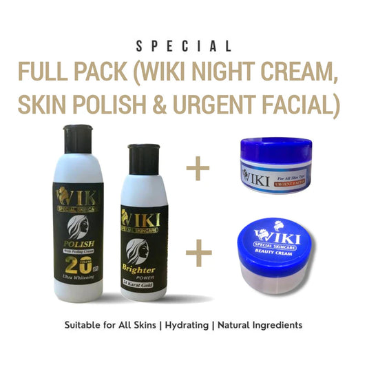 Wiki Special Skin Polish + Wiki Urgent  Facial